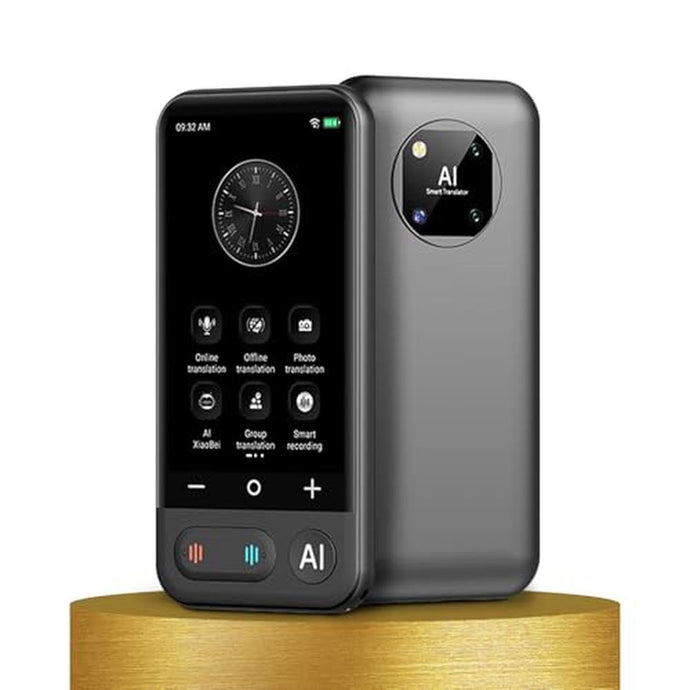 Souroyea AI Language Translator Device - Real Time AI Robot Role Play Chat Travel Tool Support 150 Languages, Online/Offline&Recording&Photo Simultaneous Voice Translation, 4.7