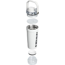 Load image into Gallery viewer, Stanley Activate Shaker Bottle 20 oz | Leakproof Insulated Stainless Steel Shaker Cup | Base Storage and Twist On Fast Flow Lid | Protein Shakes and Pre Workout Powder | BPA-Free | Chalk

