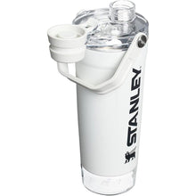 Load image into Gallery viewer, Stanley Activate Shaker Bottle 20 oz | Leakproof Insulated Stainless Steel Shaker Cup | Base Storage and Twist On Fast Flow Lid | Protein Shakes and Pre Workout Powder | BPA-Free | Chalk
