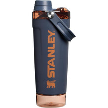 Load image into Gallery viewer, Stanley Activate Shaker Bottle 20 oz | Leakproof Insulated Stainless Steel Shaker Cup | Base Storage and Twist On Fast Flow Lid | Protein Shakes and Pre Workout Powder | BPA-Free | Twilight
