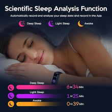 Load image into Gallery viewer, Fitness Tracker,2025 Smart Watch with Blood Pressure Heart Rate &amp; Sleep Monitor IP67 Waterproof Step Calorie Counter Pedometer Fitness Activity Watch for Men Women Android iOS Phone (Black)
