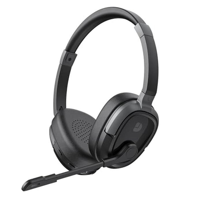 Dytole Bluetooth 5.3 Headset for Work, Bluetooth Headphones with Mic Mute & AI Noise Cancelling, 65Hrs Working Time, Wireless Headphones with Mic for Call Center/Cell Phone/Computer/Teams/Zoom Black