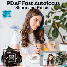 Load image into Gallery viewer, IFWATER PDAF USB Camera Module 12MP 300ms Fast Autofocus 4K Webcam Module High Speed 3000P 15fps 1080P 60fpswith 65 Degree No Distortion Lens Cam Plug and Play for Raspberry Pi Windows Mac OS
