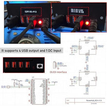 Load image into Gallery viewer, GeeekPi 4 USB Channel 5V Power Supply Module for 19 inch 1U Rackmount

