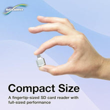 Load image into Gallery viewer, BoxWave Adapter Compatible with HiBy R5 II (Gen 2) - Micro SD Card miniReader, USB Type-C OTG Reader USB3.0 Adapter Keychain - Metallic Silver
