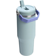 Load image into Gallery viewer, Stanley IceFlow 2.0 Flip Straw Tumbler with Handle 30 oz | Twist On Lid and Flip Up Straw | Leak Resistant Water Bottle | Insulated Stainless Steel | BPA-Free | Exclusive Blue Cactus
