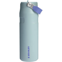 Load image into Gallery viewer, Stanley IceFlow Flip Straw 2.0 Water Bottle 24 oz | Built-In Straw for Travel and Sports | Lightweight and Leak Resistant | Insulated Stainless Steel | BPA-Free | Blue Cactus

