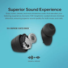 Load image into Gallery viewer, LG xboom Buds by will.i.am, xboom Signature Sound by will.i.am with Graphene Drivers, 3 Mic Active Noise Cancellation, Up to 30 Hours of Battery, IPX4 Water Resistant, Black
