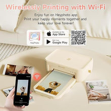 Load image into Gallery viewer, HPRT CP4100 Photo Printer - Plus 4x6 Instant Photo Printer, 20 Sheets &amp; Cartridge Bundle - Wireless, Wi-Fi, Premium Dye Sublimation - 300 DPI Display Resolution - Editing App for Fun, Creative Photos
