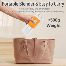 Load image into Gallery viewer, Portable Blender for Smoothies and Shakes, USB-C Rechargeable Mini Blender with 6 Stainless Steel Blades, BPA-Free 20oz Personal Small Mixer for Gym Camping Travel
