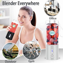 Load image into Gallery viewer, Portable Blender for Smoothies and Shakes, USB-C Rechargeable Mini Blender with 6 Stainless Steel Blades, BPA-Free 20oz Personal Small Mixer for Gym Camping Travel

