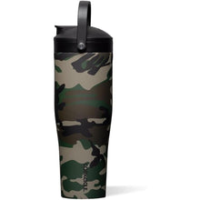 Load image into Gallery viewer, Corkcicle Stainless Steel Protein Shaker with Leakproof Lid, 30oz - Woodland Camo
