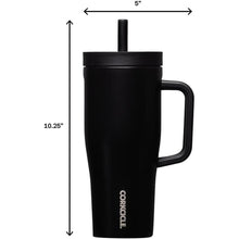 Load image into Gallery viewer, Corkcicle 22oz Insulated Cruiser Tumbler with Handle &amp; Straw - Matte Black
