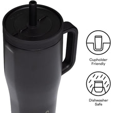 Load image into Gallery viewer, Corkcicle 22oz Insulated Cruiser Tumbler with Handle &amp; Straw - Matte Black
