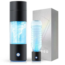 Load image into Gallery viewer, Hydrogen Water Bottle Generator with SPE PEM Technology, 4000ppb Hydrogen Water Generator, Quick Electrolysis Hydro Hydrogen Water Bottle Generator for Health Enthusiasts &amp; Travelers [Black]
