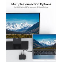 Load image into Gallery viewer, DIOOEER Short HDMI Cable 2FT 2-Pack 10K 8K 4K, HDMI 2.1 Cable 2 Foot 48Gbps Ultra High Speed Braided HDMI Cord 8K@60Hz, 4K@120Hz, eARC, HDR10+, HDCP2.3 for Monitor/HDMI Switch/Camera/TV Box/HDTV
