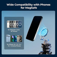 Load image into Gallery viewer, SMALLRIG Metal Phone Mount with Baseplate for Arca-Standard, Compatible for DJI RS 4 Mini, Smartphone Support with Cold Shoe Mount, Phone Tripod Mount for iPhone 16 15 14 etc. - 5339
