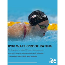 Load image into Gallery viewer, IPX8 Waterproof Swimming Headphones-Bone Conduction Headphones, Built-in 8G Memory, in Ear Underwater Earbuds, Wireless Earphones Bluetooth 5.4, 8H Playtime, Waterproof Earbuds for Swimming, Running
