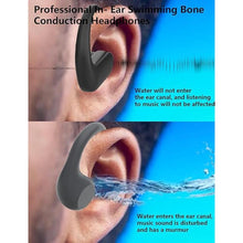 Load image into Gallery viewer, IPX8 Waterproof Swimming Headphones-Bone Conduction Headphones, Built-in 8G Memory, in Ear Underwater Earbuds, Wireless Earphones Bluetooth 5.4, 8H Playtime, Waterproof Earbuds for Swimming, Running
