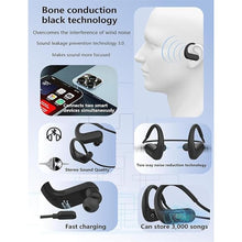 Load image into Gallery viewer, IPX8 Waterproof Swimming Headphones-Bone Conduction Headphones, Built-in 8G Memory, in Ear Underwater Earbuds, Wireless Earphones Bluetooth 5.4, 8H Playtime, Waterproof Earbuds for Swimming, Running
