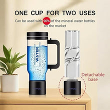 Load image into Gallery viewer, Hydrogen Water Pitcher with Handle: Smart 32 Oz Hydrogen-Enriched Kettle with Dry Electrolysis, Self-Cleaning, Tilt Protection, USB-C Rechargeable

