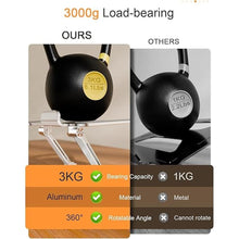Load image into Gallery viewer, Tablet Stand Holder with Thickened 360°Rotating Base Dual Rod Adjustable Aluminum Stand for All 5.8-12.9” iPad Samsung Phone Tablet Kindle E-Reader and More, Silver
