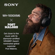 Load image into Gallery viewer, Sony WH-1000XM6 The Best Wireless Noise Canceling Headphones, HD NC Processor QN3, 12 Microphones, Adaptive NC Optimizer, Mastered by Engineers, Studio-Quality, 30-Hour Battery, Platinum Silver
