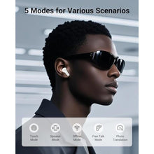 Load image into Gallery viewer, AI Translation Earbuds Real Time for 144 Languages &amp; Accents, Audifonos Traductores Inglés Españo, 3-in-1 Smart Bluetooth Language Translator Earbuds Ideal for Travel Business Learning (White)

