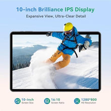 Load image into Gallery viewer, SVITOO 10 Inch Android Tablet, 2025 Android 15 Tablet for Adults, 12GB RAM 128GB Storage 1TB Expandable, Octa-Core 6000mAh, Includes Keyboard Mouse Protective Case, Dual Cameras 8MP 2MP, Face Unlock
