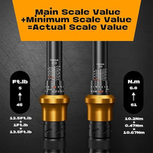 Load image into Gallery viewer, 3/8-Inch Drive Spark Plug Socket Set with Click Torque Wrench, 5-45 Ft.lb/6.8-61Nm Torque Wrench Set with Magnetic Swivel Spark Plug Socket(14mm/16mm/5/8-inch), 10&quot; Extension Bar, Adapters
