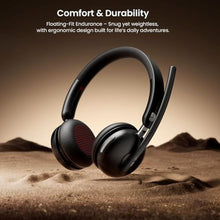 Load image into Gallery viewer, Dytole Bluetooth 5.3 Headset, Wireless Headset with Mic for Work (AI Noise Cancelling), Wireless Headphones with Mic &amp; USB Dongle, 65H &amp; Mute Function, Fit for PC/Call Center/Computer/Laptop/Teams
