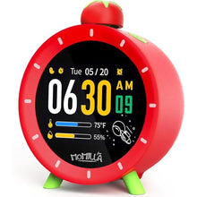 Load image into Gallery viewer, Alarm Clock with Colorful LCD Display, 4 Loud Alarm Clocks for Heavy Sleepers, Visual Timer with White Noise, Cute Small Beside Digital Clock, Gifts for Kids Girls Adults, Bedrooms Kitchen
