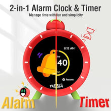 Load image into Gallery viewer, Alarm Clock with Colorful LCD Display, 4 Loud Alarm Clocks for Heavy Sleepers, Visual Timer with White Noise, Cute Small Beside Digital Clock, Gifts for Kids Girls Adults, Bedrooms Kitchen
