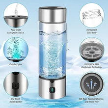 Load image into Gallery viewer, 2025 New Hydrogen Water Bottle,Upgraded 16&#39;OZ SPE/PEM 4.0 Tech, 3-Min 2500PPB+ Hydrogen Water Bottle Generator,Rechargeable Hydrogen Water Machine,Portable for Home,Office,Travel &amp; Gifts
