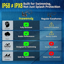 Load image into Gallery viewer, Bone Conduction Swimming Headphones - IP68 Waterproof Open-Ear Bluetooth 5.3 with 32GB MP3 Player, Underwater Sport Headphones for Swim, Workout, Running, Cycling, Blue
