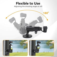 Load image into Gallery viewer, UTEBIT Magnetic Bracket Mount Compatible with DJI OSMO Pocket 3, 180 Adjustabl Camera Holder Desktop Support Base Bracket Stand Expansion Adapter for DJI OSMO Pocket 3 Multifunction Accessories

