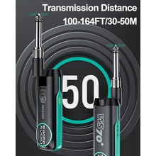 Load image into Gallery viewer, SWIFF Wireless Guitar System, Guitar Wireless Transmitter Receiver Rechargeable Guitar Wireless System with Strong Anti-Interference Ability Low Latency 6H Battery Life for all Musical Instrument
