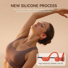 Load image into Gallery viewer, Open-Ear Bone Conduction Sports Headphones, 32G Memory Bluetooth 5.4 Dual Mode, IP68 Swimming Grade Waterproof, Open Ear Headphones Design for Swimming, Running, Fitness, Cycling
