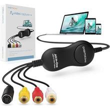 Load image into Gallery viewer, DigitPro VHS to Digital Converter,RCA to USB 2.0 Video Capture Card, Convert VHS VCR TV to DVD Converter for Tape MAC/PC/TV/Camcorder, MAC OS Windows Compatible
