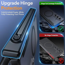 Load image into Gallery viewer, Oneagle Magnetic for Samsung Galaxy Z Fold 7 Case Built in Screen Protector Translucent [Fit for MagSafe] [S Pen Holder Slot] [Hinge Protection] MIL-Grade Shockproof Matte Case for Galaxy Z Fold 7
