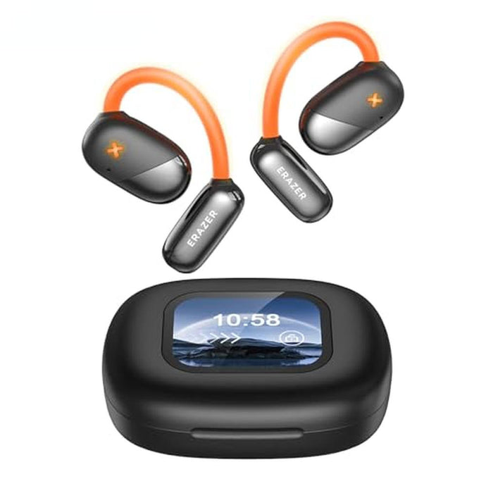 ERAZER AI Translation Earbuds Real Time, 3-in-1 Language Translator Earbuds Over The Ear Ear buds for 135 Languages, Two-Way Translation Device with Glowing Earhook fit iOS&Android for Travel Business