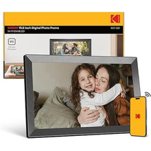Load image into Gallery viewer, KODAK Digital Picture Frame, 32GB 15.6 Inch WiFi Digital Photo Frame 1920x1080 HD IPS Touch Screen, Auto-Rotate, Share Photos and Videos via KODAK App, Farther&#39;s Day for Man
