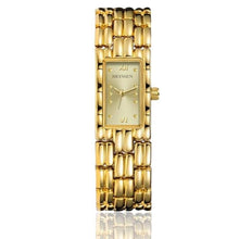 Load image into Gallery viewer, Heyssen Gold Watches for Women Small Wrist Watch Dainty Ladies with Slim Rectangular Dial Stainless Steel Band Casual Fashion Analog Bracelet Square Quartz Waterproof Vintage Silver Gifts for Women
