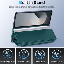 Load image into Gallery viewer, for Samsung Galaxy Z Fold 7 Case with S Pen and Built-in Screen Protector, Wireless Charging Holder Kickstand Full-Body Shockproof for Samsung Z Fold 7 5g Protective Cover Shell (Green)
