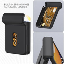 Load image into Gallery viewer, Haoseny for Samsung Galaxy Z Flip 7 Case with Wallet, Card Holder Hinge Protection Full Body Shockproof Case Phone Cover for Samsung Galaxy Z Flip 7 5G 2025 (Black)

