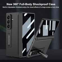 Load image into Gallery viewer, PUROOM for Samsung Galaxy Z Fold 7 Case with Privacy Screen Protector Magnetic Hinge Coverage Protective Built-in Kickstand Full Body Shockproof Phone Case (Black with Privacy Screen)
