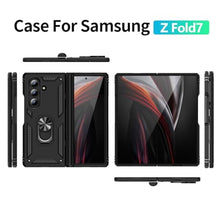 Load image into Gallery viewer, Korecase Phone Case for Samsung Galaxy Z Fold7 with 360 Rotating Kickstand Ring,Military Grade Drop Protection Case Dual Layer Heavy Duty Shockproof Phone Cover for Z Fold 7 Black
