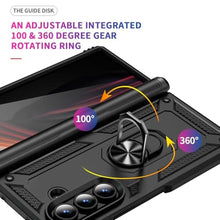Load image into Gallery viewer, Korecase Phone Case for Samsung Galaxy Z Fold7 with 360 Rotating Kickstand Ring,Military Grade Drop Protection Case Dual Layer Heavy Duty Shockproof Phone Cover for Z Fold 7 Black
