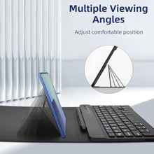 Load image into Gallery viewer, Enituo for Samsung Galaxy Z Fold 7 6 5 4 in1 Keyboard and Mouse Set, Portable Detachable Bluetooth Mini Keyboard with Flip Leather Stand Case Mouse &amp; Pen for Galaxy Z Fold 7 6 5 Accessories (Black)
