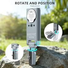 Load image into Gallery viewer, Magnetic Mount Stand for DJI Osmo Pocket 3 Insta360 X5 X4 Gopro, MG-OP3 Pocket 3 Adapter Magnet Expansion Phone Holder Bracket with 1/4"-20 Screw &amp; Arca-Swiss
